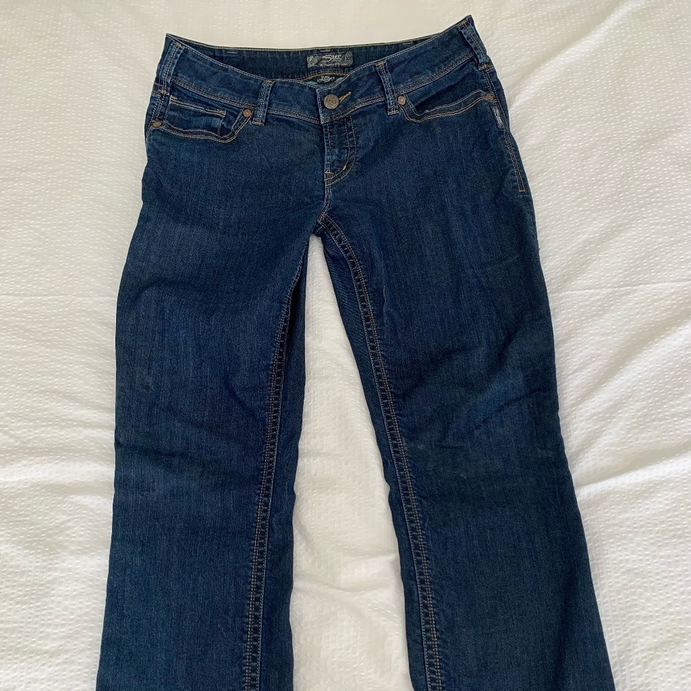 Silver Suki Straight Women's Jeans, Size W34